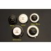 C107-1- Black White Buttons 0.47-1"(12-25mm) C107-1-O