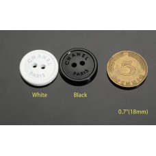 C116-2 - Flat Buttons 0.7"(18mm) C116-2-O