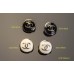 C10 - Metal Bead CC Buttons Custom Shirt Luxury OverCoat Sewing DIY (20mm)