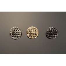 C29 - Hollow Buttons Custom Replacement Twin C Metal Luxury OverCoat Sewing DIY Handwork 1.2"(30mm)- c29