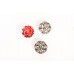 C8 - Flower Metal Buttons Custom Shirt BeadMetal Luxury OverCoat Sewing DIY  0.87”(22mm) -c8-1