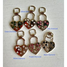 Cu185 -Lock Pendant Buttons  Jewelry Silver Charm  - 0.79"(20mm) -cu185