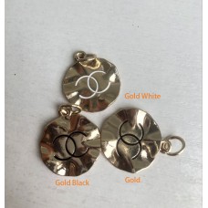 Cu168- Gold Pendant Chanel Buttons CC Button Sewing Replicas - 0.79"(20mm) - cu168