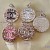 CC Pendant Chanel Coco Charm Silver Tag Sewing Accessory Flat back - 0.79"(20mm) - cu220