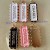 Chanel Charm Pendant Long Buttons CC Ring Gold Edge  1.3"x0.55"(33mmx14mm) cu222