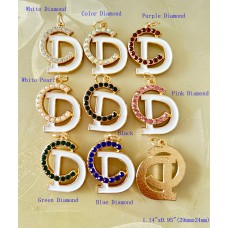 CD Pendant cd Charm Jewel Buttons Pearl Luxury Jewelry Sewing Ring White Edge - 1.14"x0.95"(29mmx24mm) - cu225