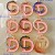 CD Pendant cd Charm Jewel Buttons Pearl Luxury Jewelry Sewing Ring Pink Edge - 1.14"x0.95"(29mmx24mm) - cu226