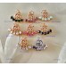 GG Pendant Gucci Charm Heart Buttons Diamond Luxury Jewelry Gold Edge - 0.79"(20mm) - cu275
