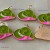 Chanel Pendant CC Charm Bag Buttons Diamond Luxury Jewelry Pink Green Gold Edge -1.1"(28mm) - cu365