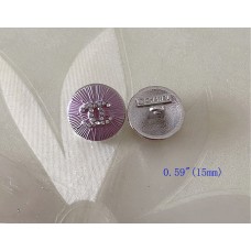 J157 -  Gold Chanel Button Diamond CC Buttons Sewing - 0.59"(15mm) - J157