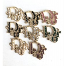 J53 - D Jewel Ring Buttons Gold Edge - 0.87"(22mm) - J53 J53 - D Jewel Ring Buttons Gold Edge - 0.87"(22mm) - J53