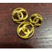 Gold Button CC Buttons Sewing Custom Logo Accessories - 0.7"/0.87"(18mm/22mm) - c450 Gold Button CC Buttons Sewing Custom Logo Accessories - 0.7"/0.87"(18mm/22mm) - c450