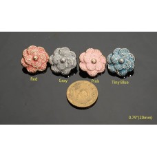C325 - Flower Buttons - 0.79"(20mm) C325-N