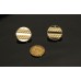 C227 - Gold Stripe Buttons 0.79"(20mm) C227-N