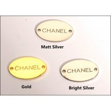 C84 - Flat Buttons 0.75"x0.43"(19x11mm) C84-O