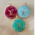 O105-2- LV Pendant Charm Louis Buttons Ring Gold - 1"(25mm) - O105-2