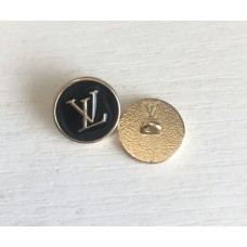 O86- Black L Buttons 0.79"(20mm) o86
