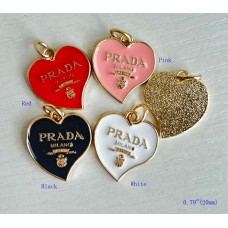 Prada Pendant Charm Milano Buttons Ring Gold - 0.79"(20mm) - O110