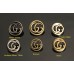 O2-2- G Hollow Buttons 0.79"(20mm) - O2-2