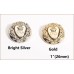 O23 - Crown Metal Buttons - 1"(26mm) O23