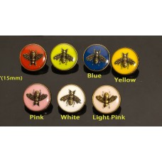 O53-2- Bee Buttons 0.59" (15mm) - O53-2
