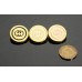 O63 - G Gold Buttons  - 0.79"(20mm) - O63
