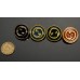 O64-1- G Bronze Buttons 0.87"(22mm) O64-1