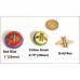Bee Gold Buttons 0.79"/1"(20mm/25mm) - O7