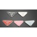 Prada Tags Meta Triangle Accessory Prada Label Two Holes -1.69"x0.95"(43mmx24mm) - T12