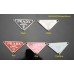Prada Tags Meta Triangle Accessory Prada Label Two Holes -1.69"x0.95"(43mmx24mm) - T12
